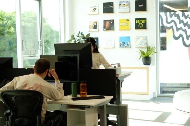 The Whatnot team at work in the office
