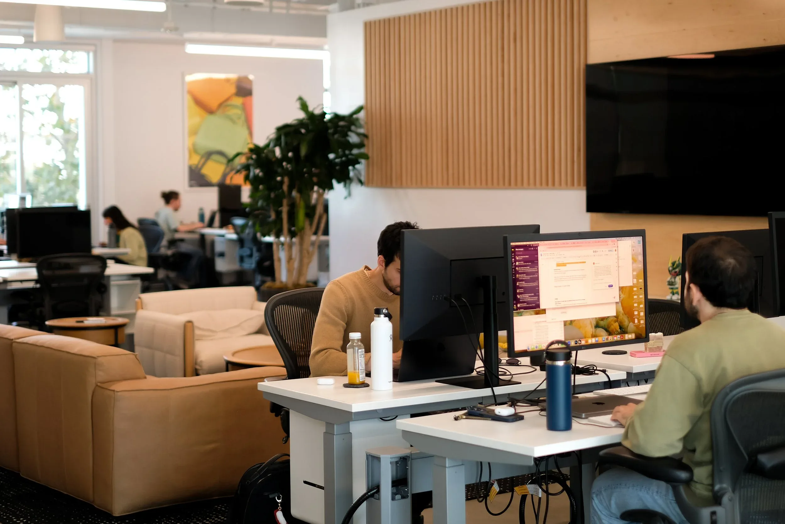 The Whatnot team at work in the office